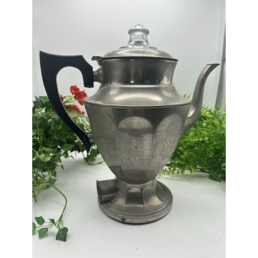 Vintage ROYAL ROCHESTER Electric Percolator Coffee Pot. Once Owned By Alan Ladd.